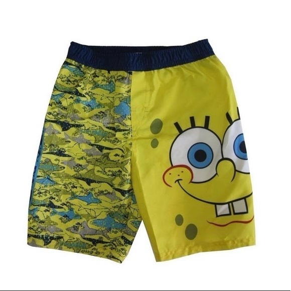 Nickelodeon Other - NEARLY NEW SPONGE BOB SWIMMING TRUNKS SIZE 3T